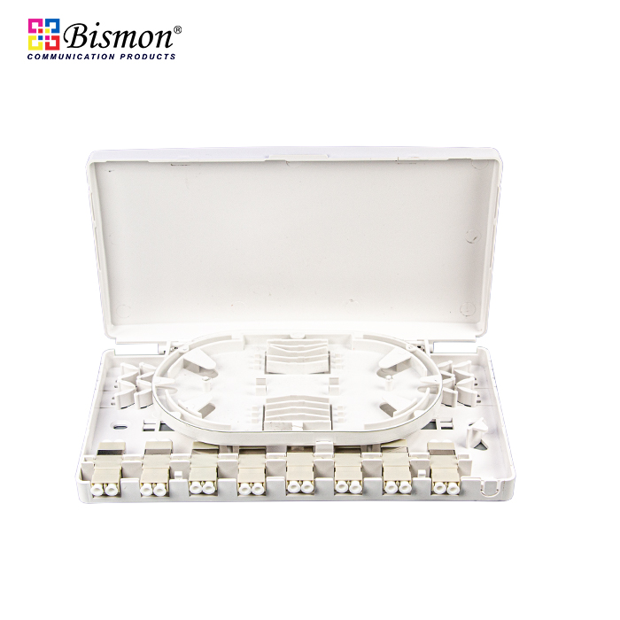 Fiber optic box กล่องพักสาย 8 Ports Socket Panel FTTx Box (กล่องเปล่า)